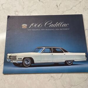 1966 Cadillac Fleetwood Series De‎ Ville Series Calais Series Sales Brochure